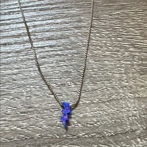 ⚡️ Mae Cargo Lightning Bolt Necklace sweat friendly